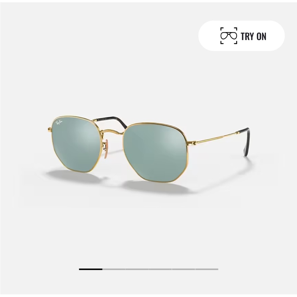 Ray-Ban hexagonal flat lenses